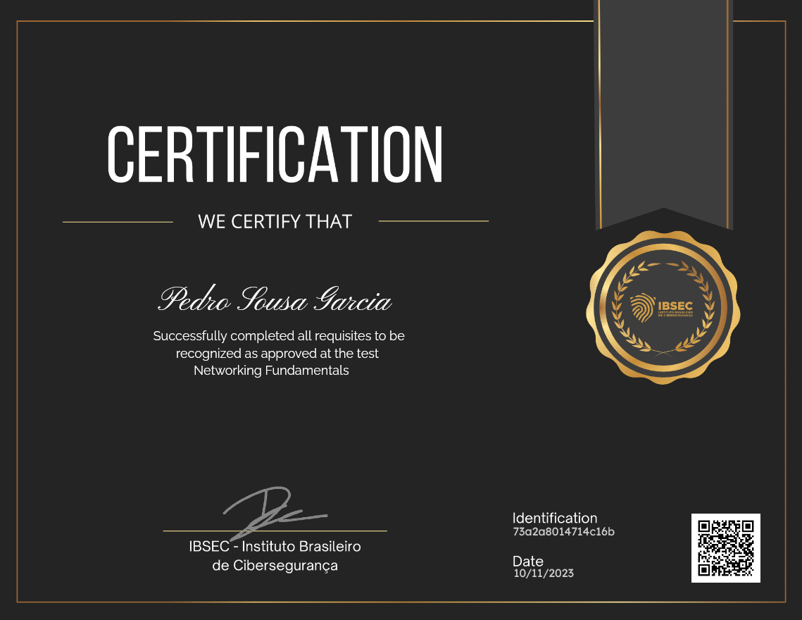 Certificado Networking Fundamentals