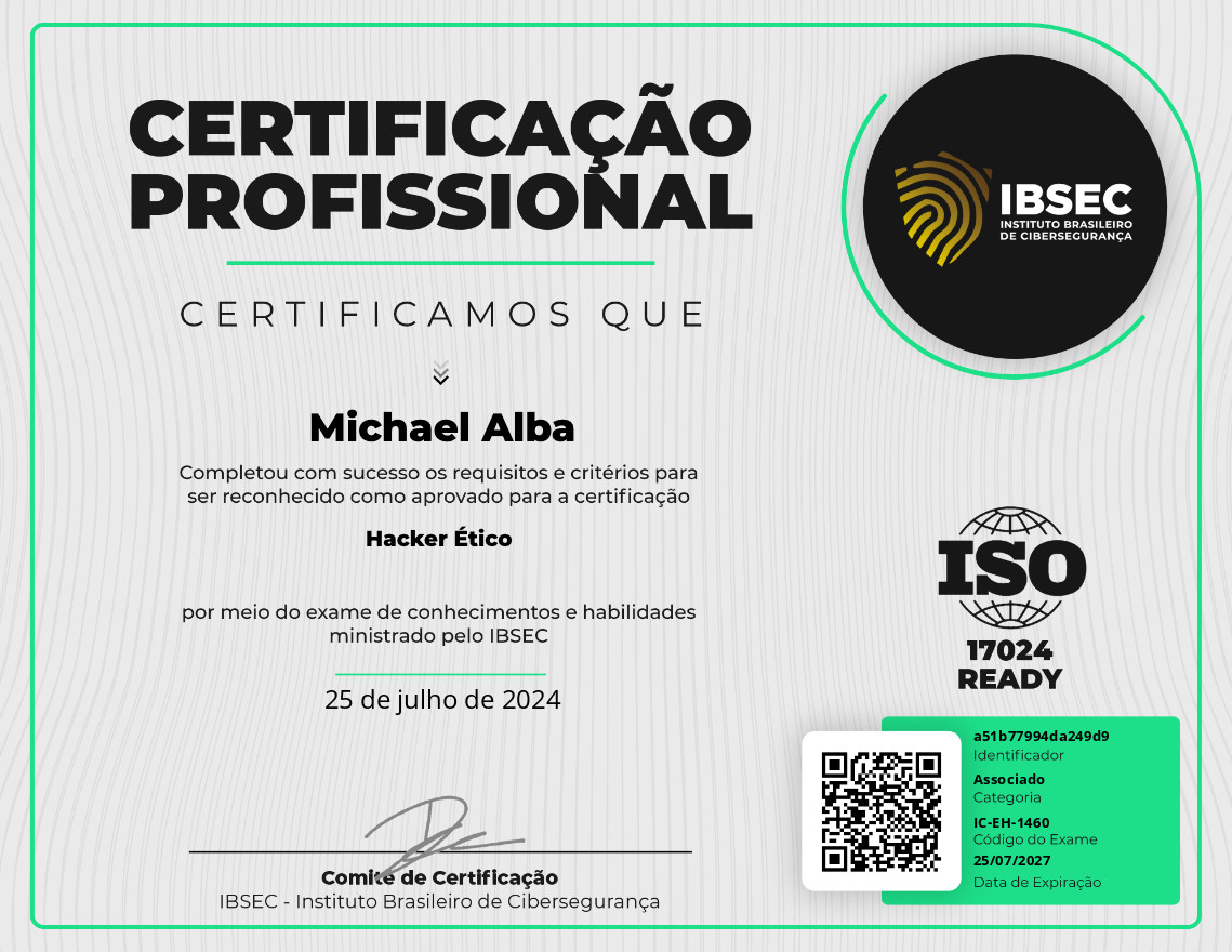 Certificado Hacker Ético