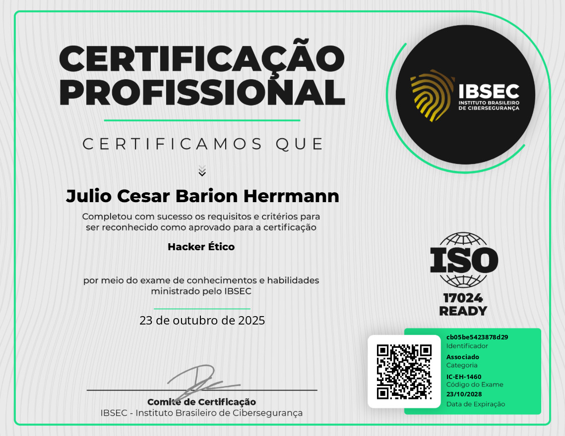 Certificado Hacker Ético