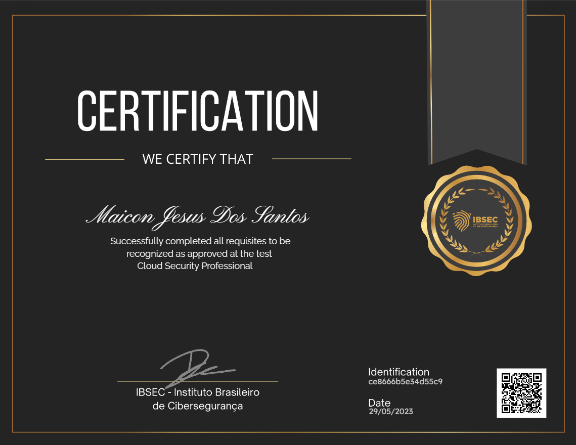 Certificado Cloud Security